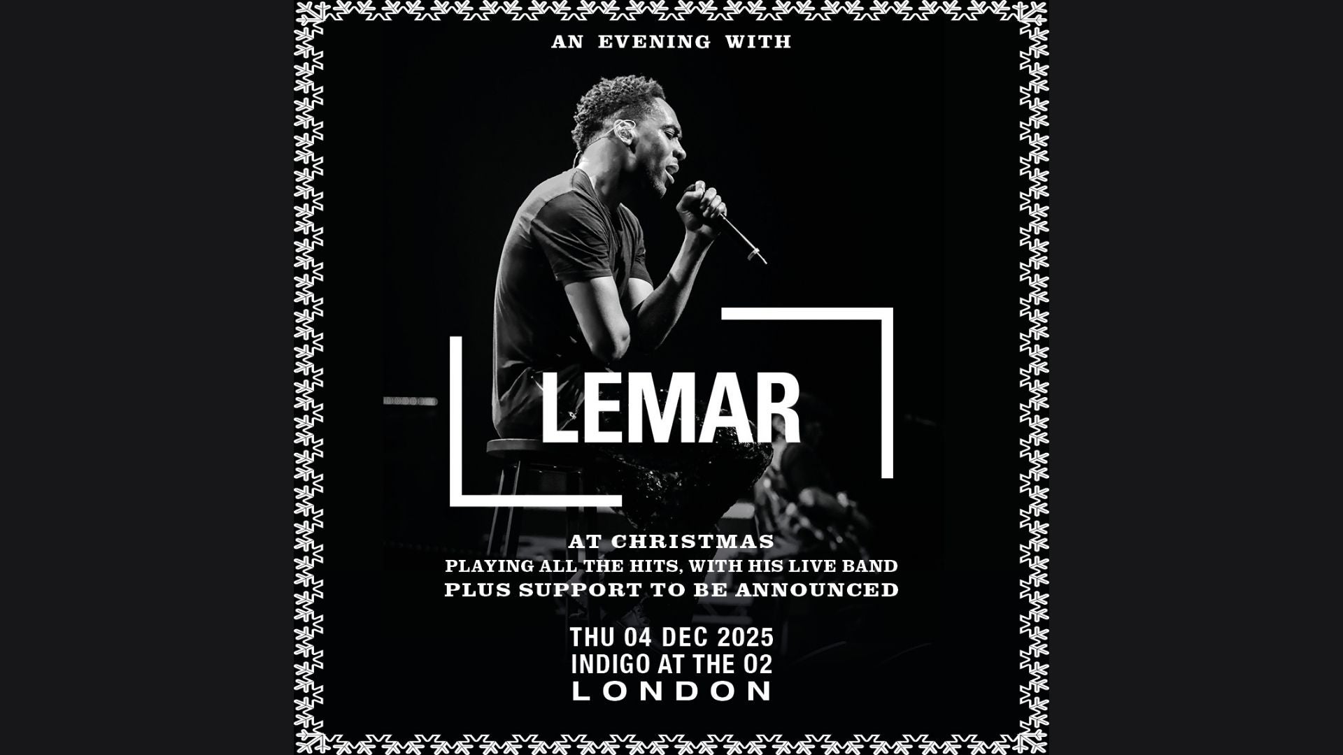 Lemar- indigo at The O2 - 4 December 2025