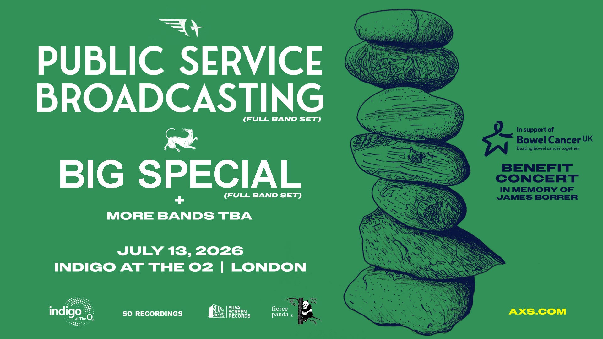 Public Service Broadcasting , Bis Special and more TBA - indigo at The O2 13 July