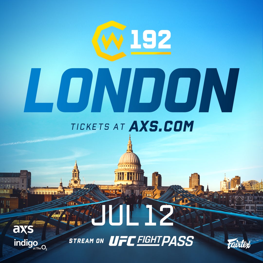 More Info for Cage Warriors 192