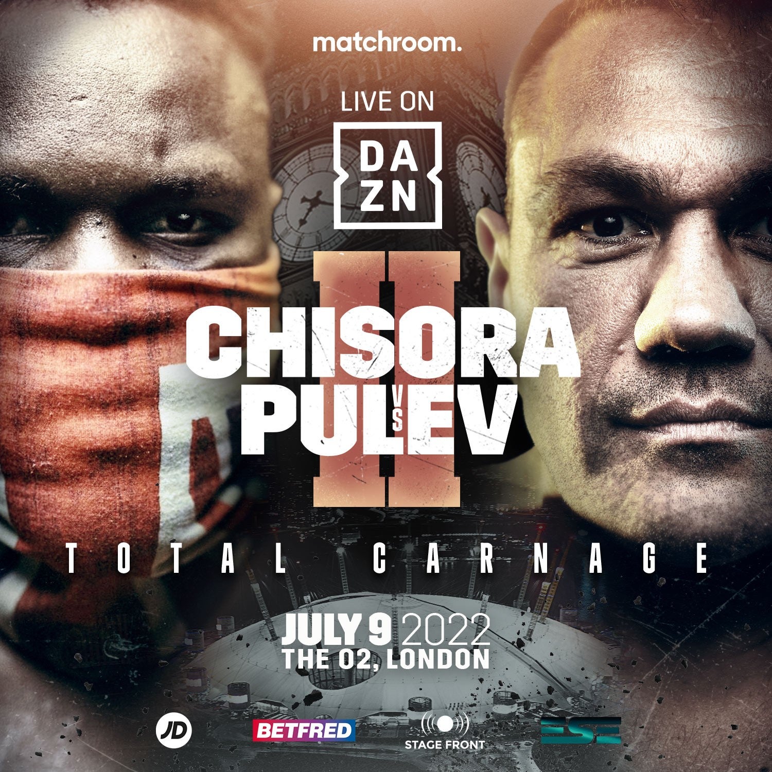 More Info for Matchroom Boxing present Chisora vs Pulev II: Total Carnage