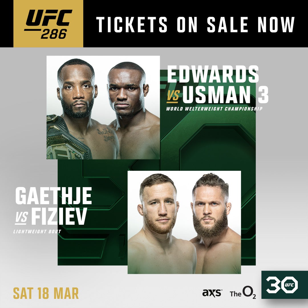 UFC 286 The O2