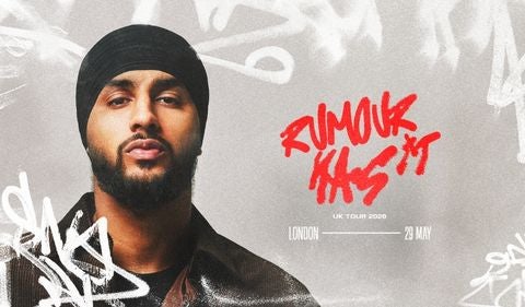 SUKHA Rumour Has it - London 29 May 2026 at indigo at The O2