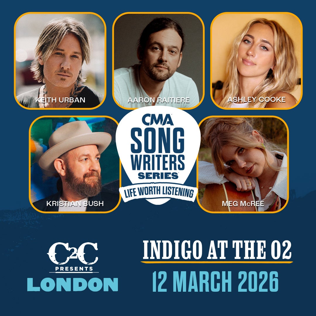 CMA Songwriters series - indigo at The O2 - 12 March 2026