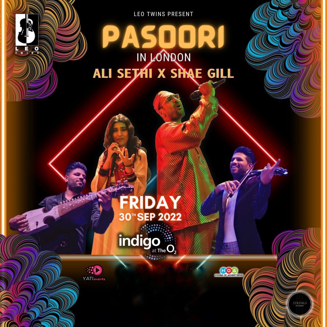 More Info for Pasoori in London - Ali Sethi x Shae Gill 