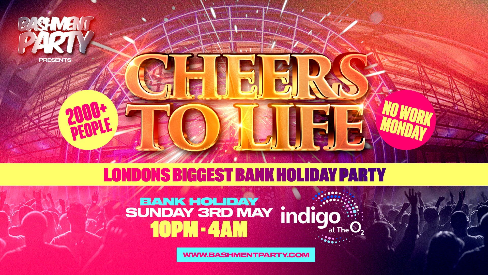 Bashment Party presents Cheers to Life