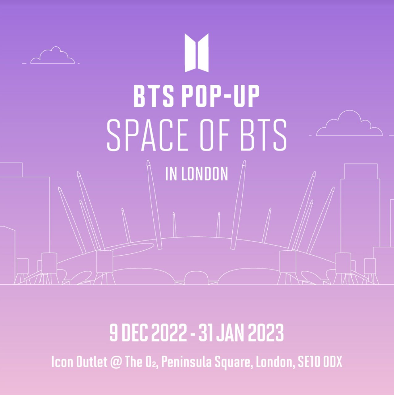 Landmark BTS POP-UP : SPACE OF BTS IN LONDON To Launch