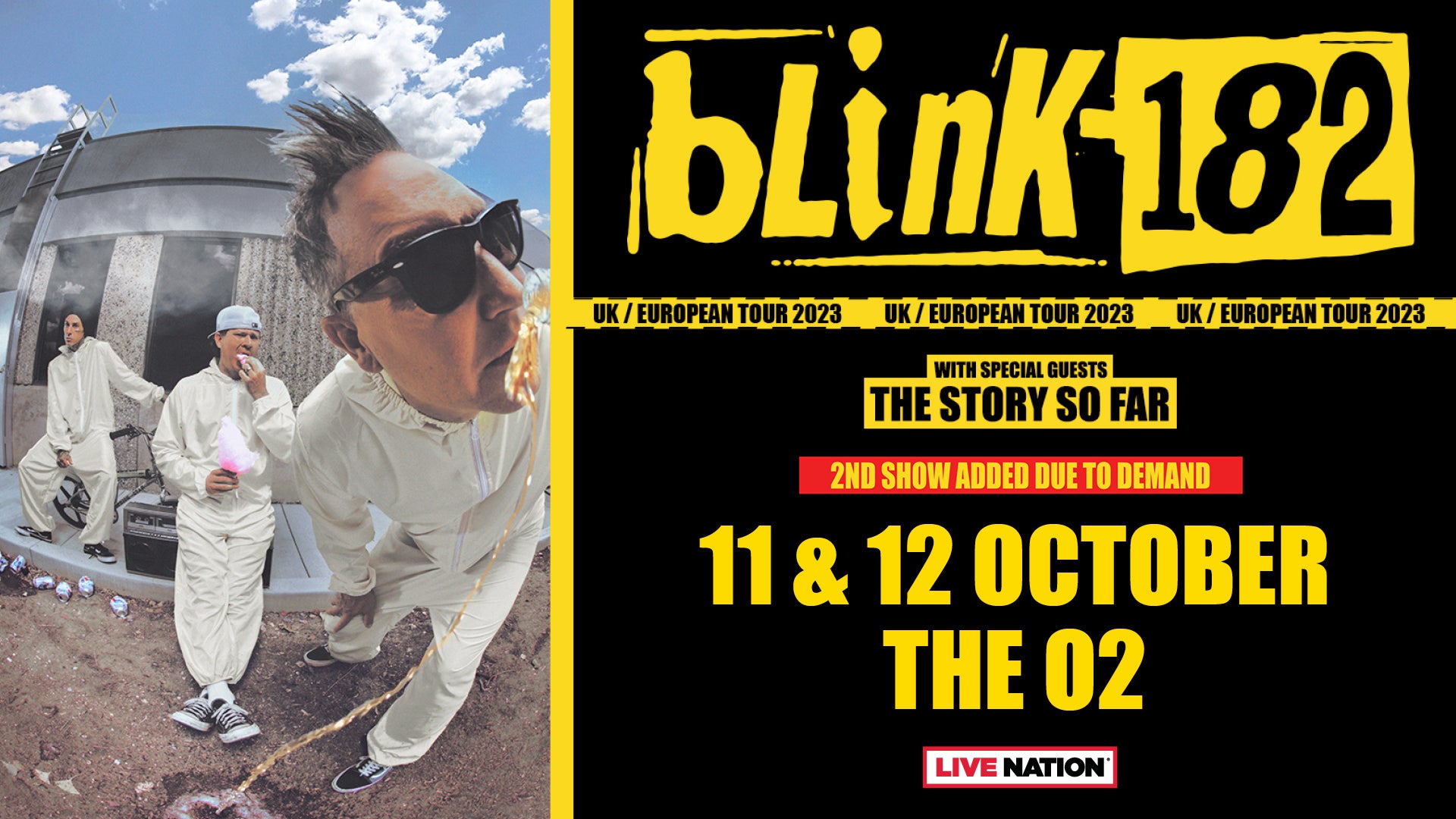 blink 182 uk tour 2023 tickets