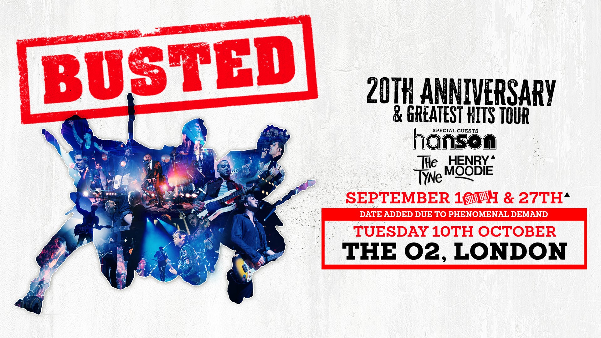 busted 20 tour dates