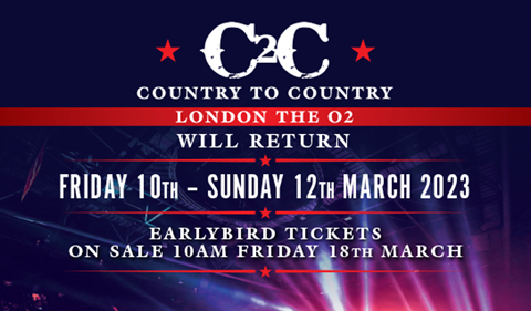 Hollywood Bowl 2023 Calendar C2C: Country To Country 2023 | The O2