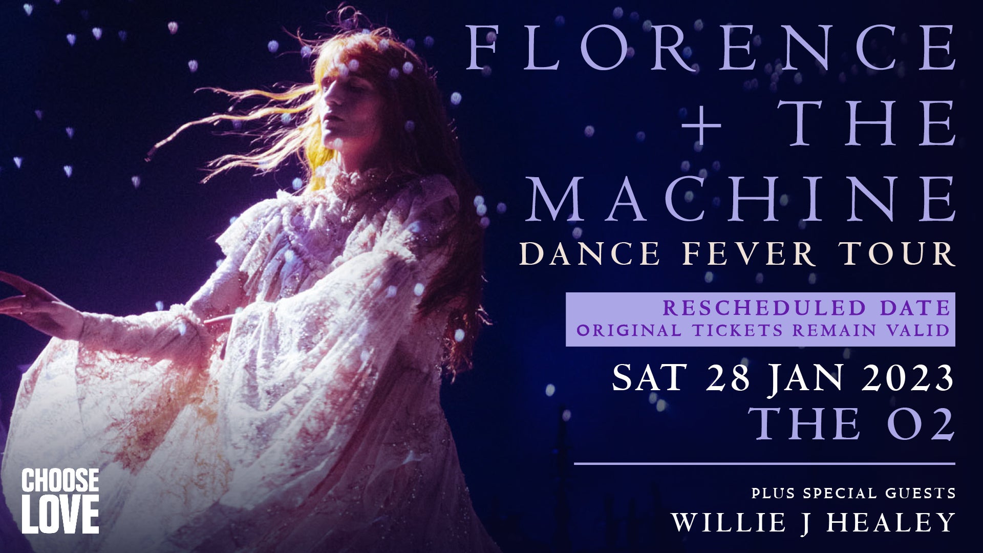 florence rescheduled tour