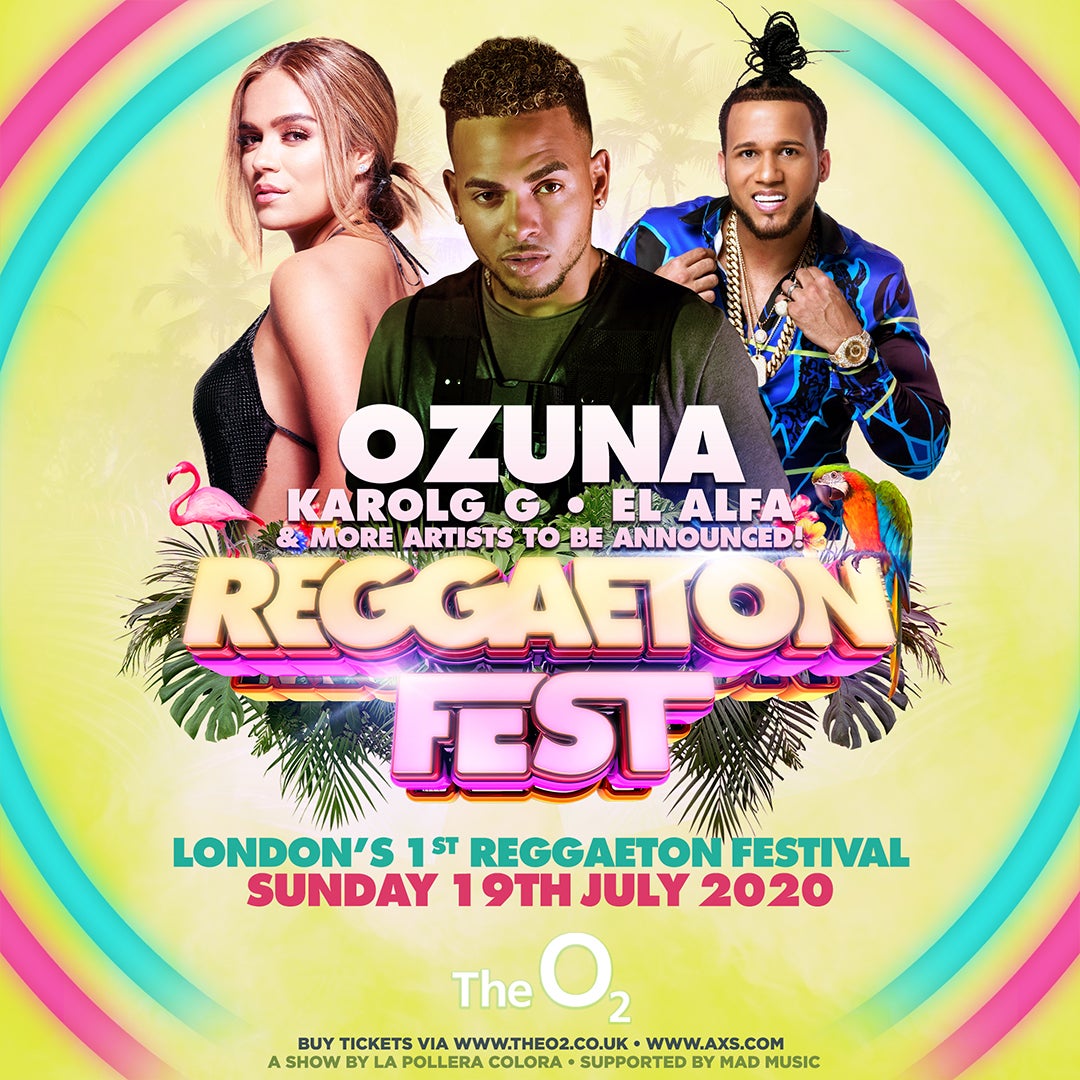 Cancelled Reggaeton Fest 2020 The O2