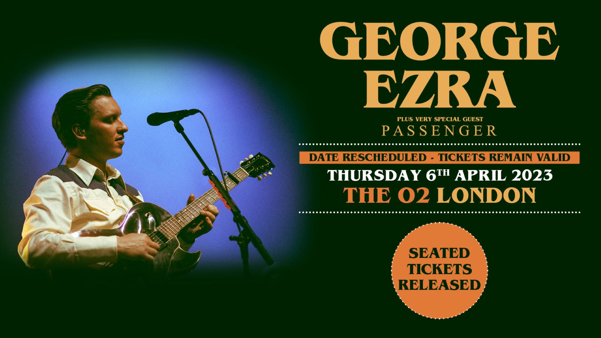 george ezra uk tour support