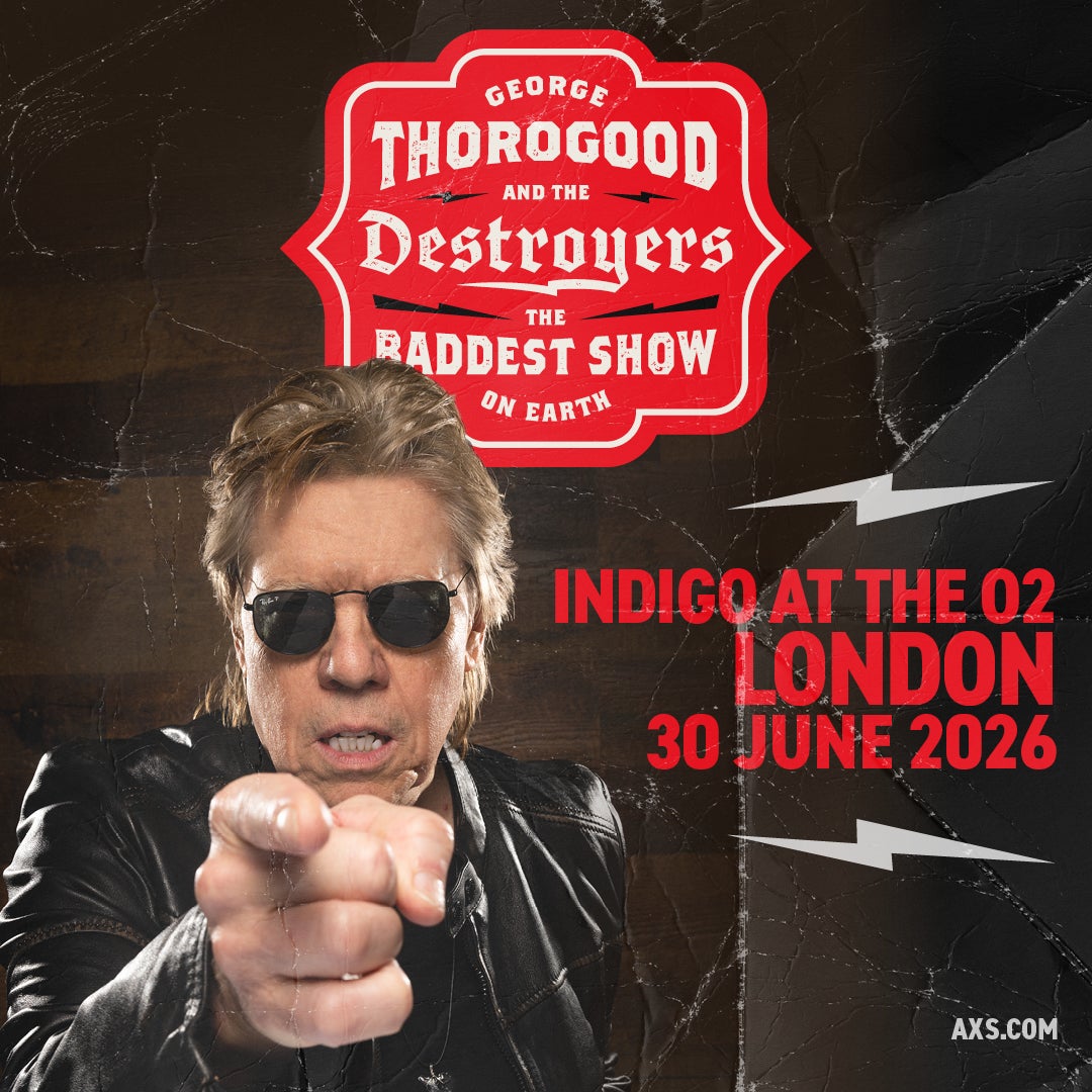 George Thorogood & The Destroyers - indigo at The O2, London, 30 June 2026