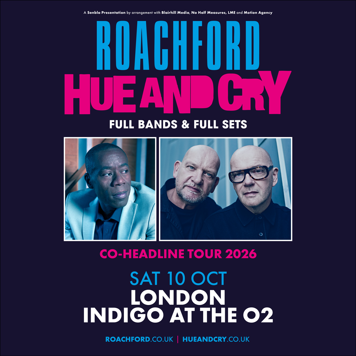 Roachford + Hue and Cry