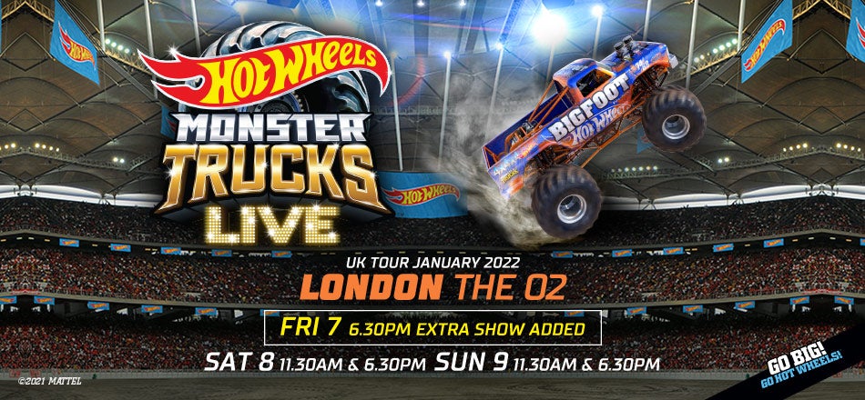 Hot Wheels Monster Trucks Heat Up on the Hottest Courses