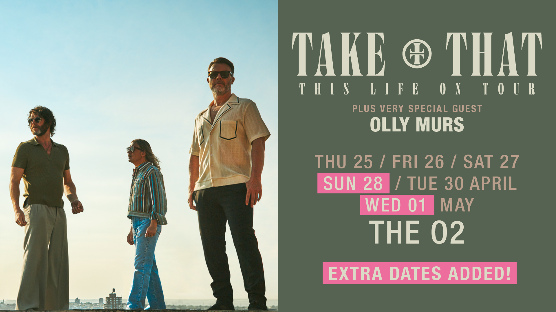 take that tour o2