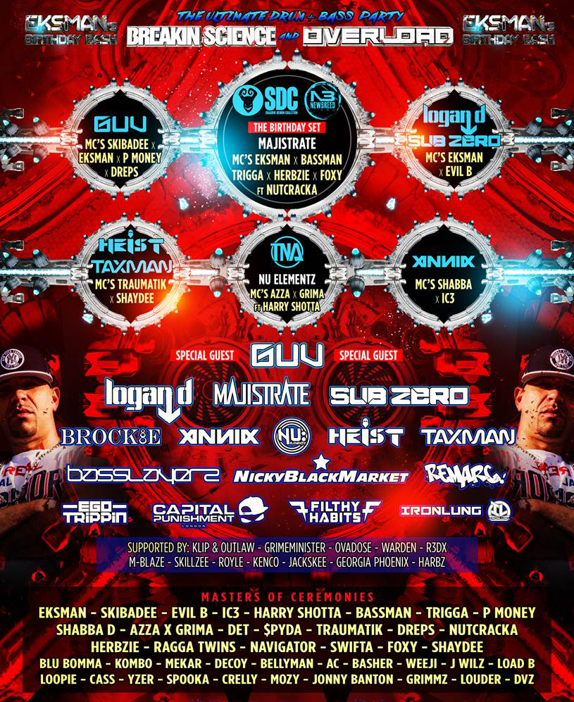 Mc Eksman Birthday Bash The O2