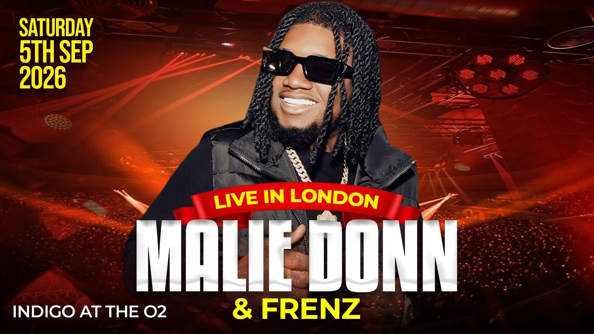 Malie Donn - 5th September 2026 at indigo at The O2