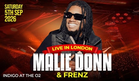 Malie Donn - 5th September 2026 at indigo at The O2
