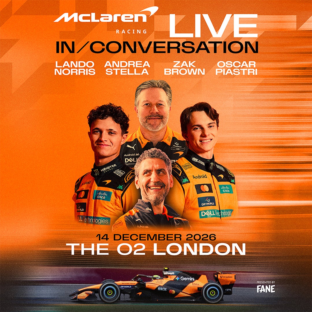 More Info for McLaren Racing LIVE In Conversation