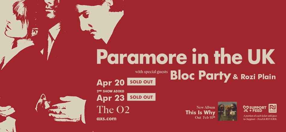 paramore tour support uk