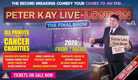 More Info for Peter Kay Live