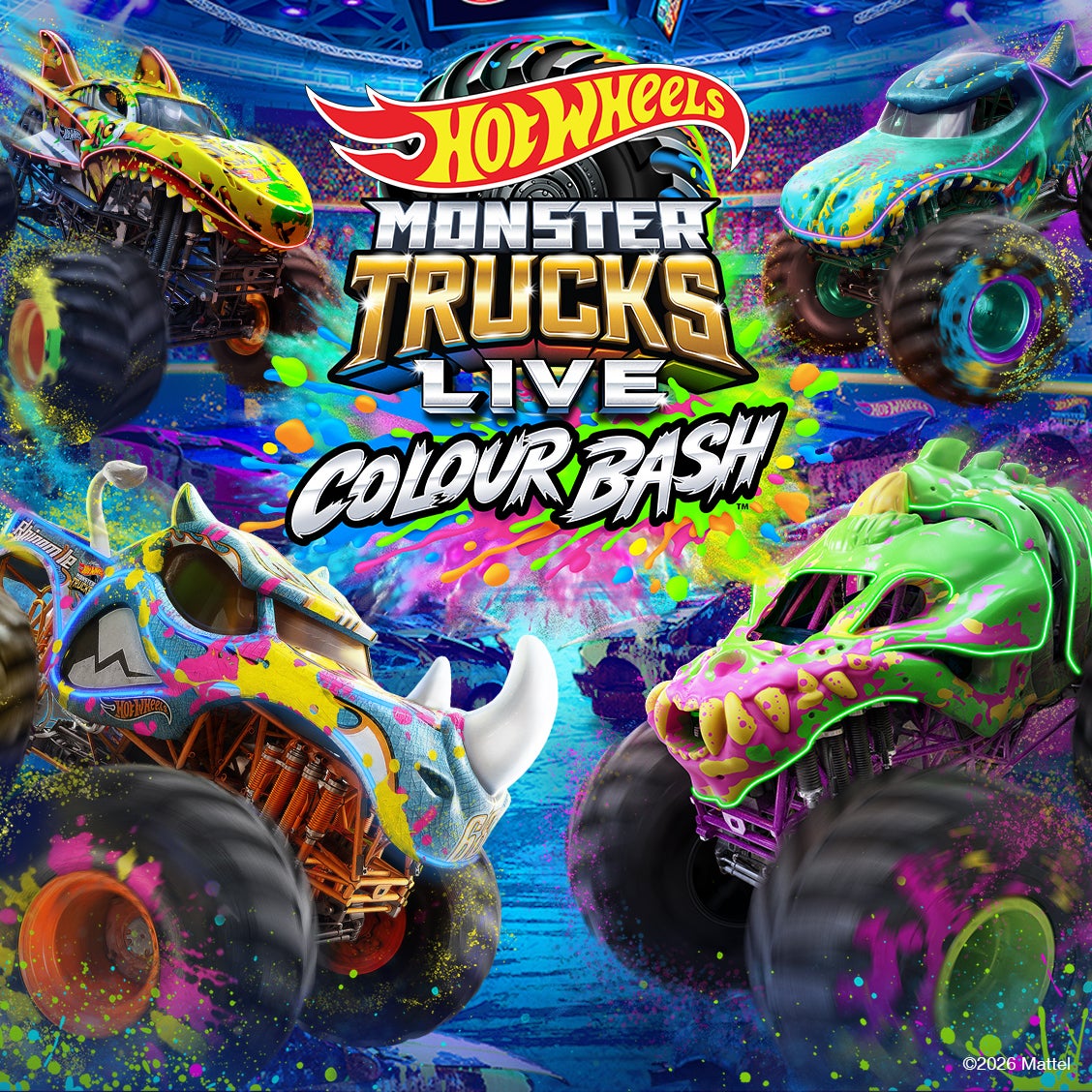 More Info for Hot Wheels Monster Trucks Live: Colour Bash