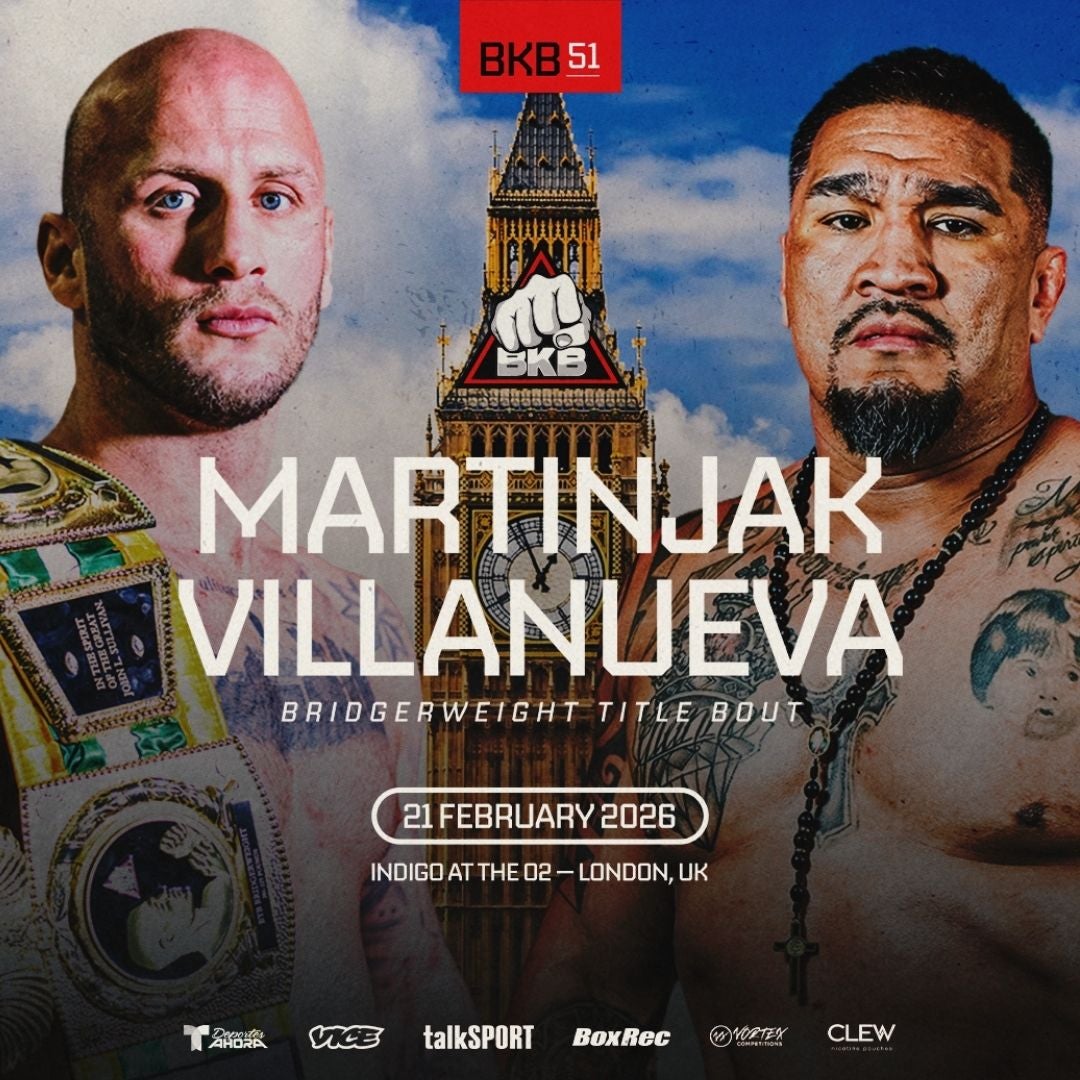 BKB 51 - Martinjak, Villanueva - 21 Feb 2026, indigo at The O2, London