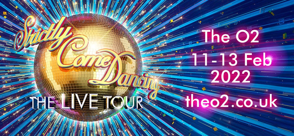 strictly tour o2 times