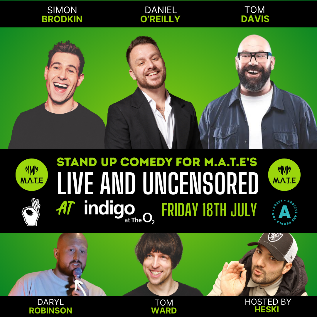 More Info for Stand Up Comedy for M.A.T.E'S + Men's Mental Health 