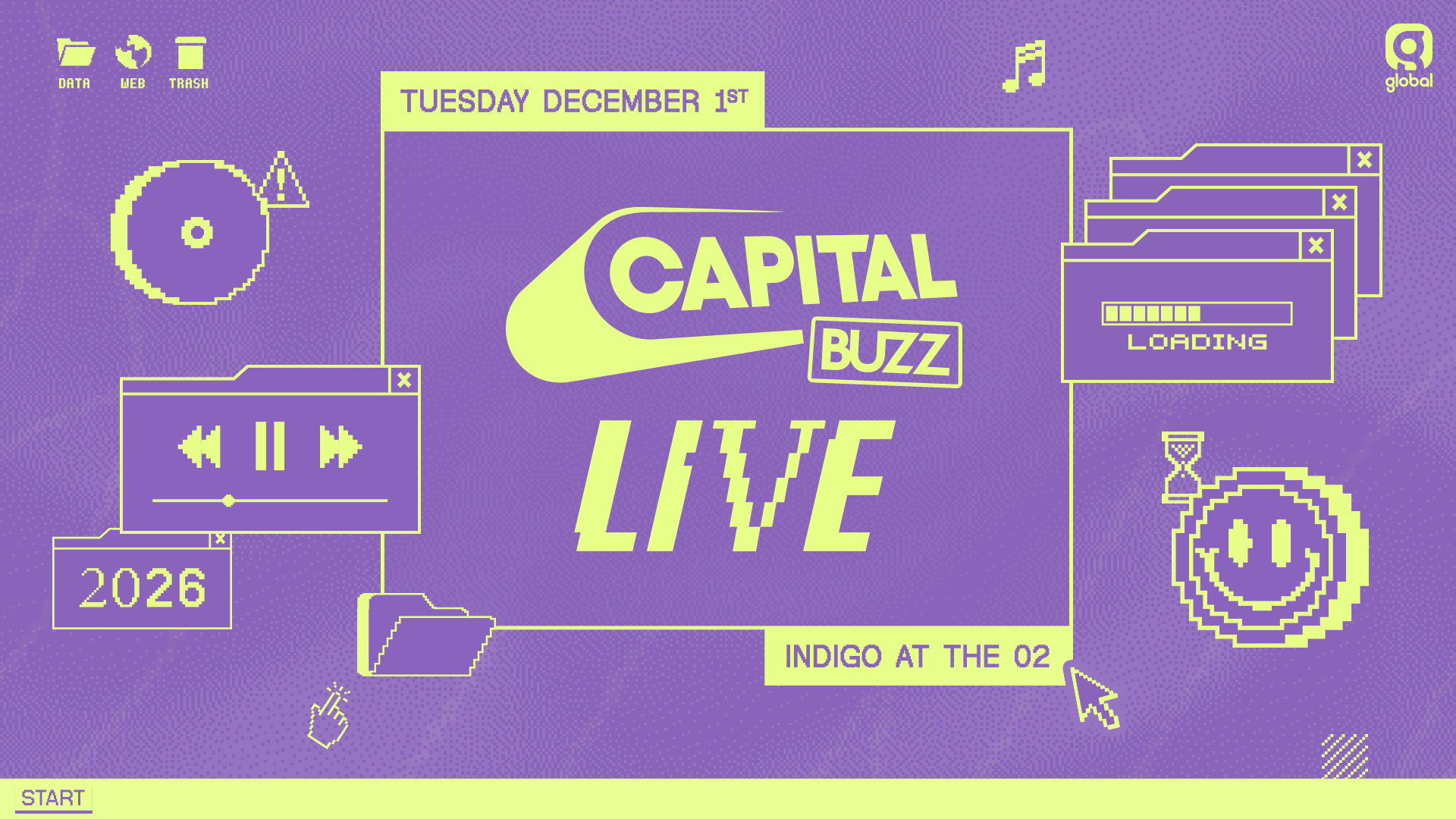 Capital Buzz Live - Tuesday 1st December 2026 at indigo at The O2