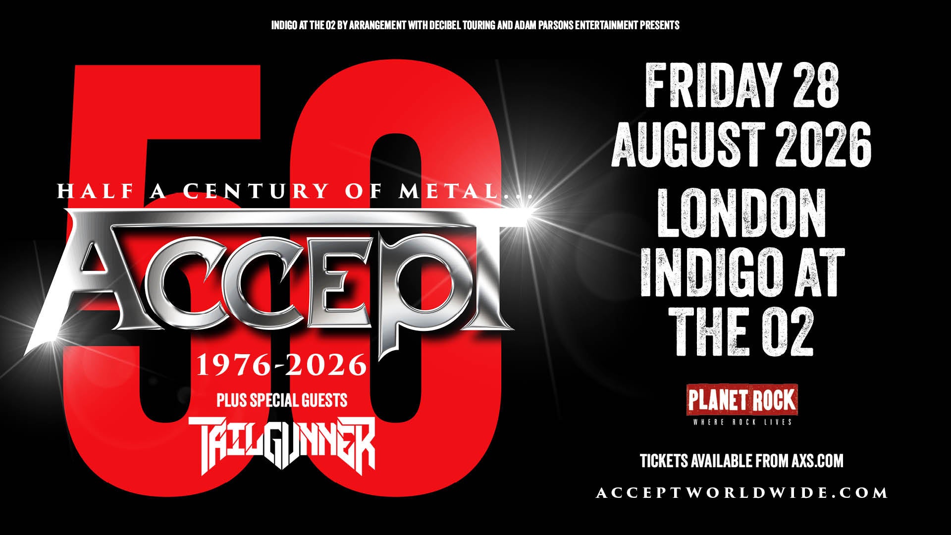 More Info for Half A Century Of Metal: ACCEPT - 50th Anniversary Tour