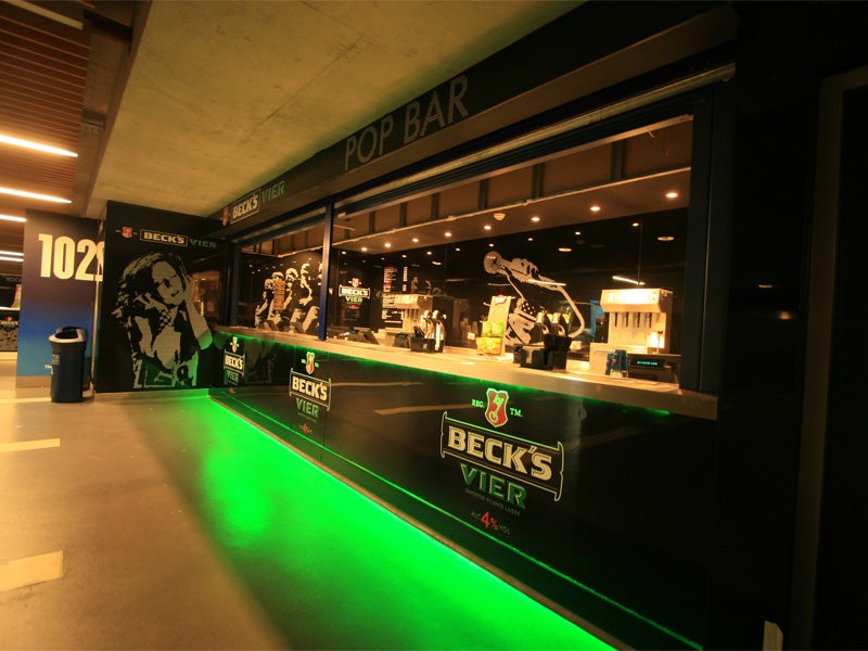 Becks Vier Bar The O2