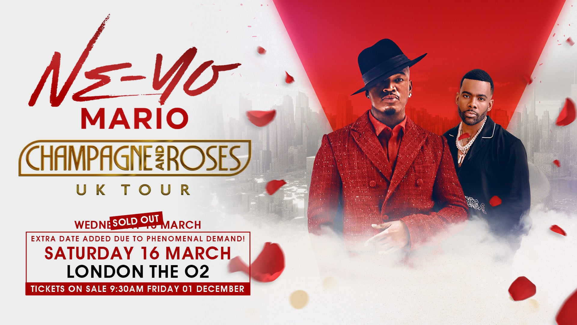 champagne and roses tour ne yo