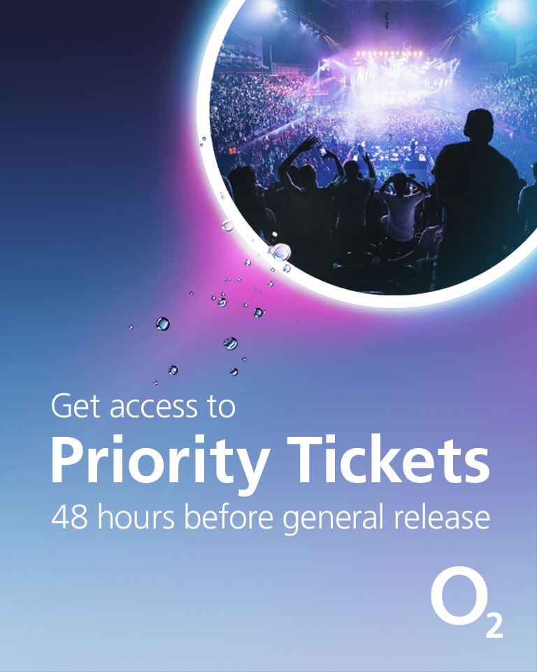 o2 priority eras tour